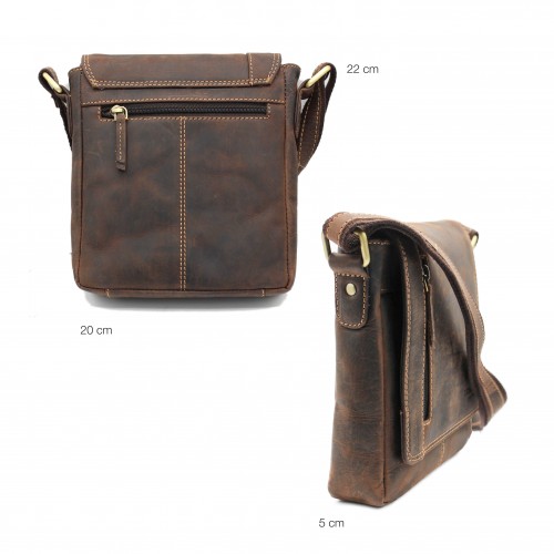 Leather shoulder bag LOSABE...