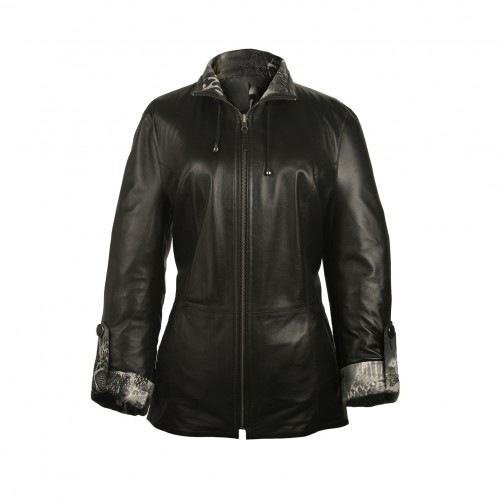 Reversible leather jacket...