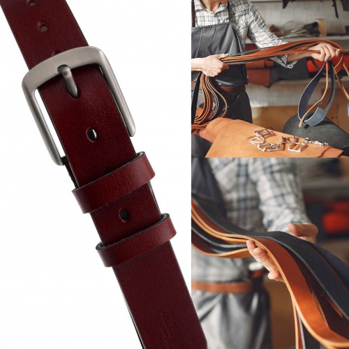 GRIDEO model 37 mm leather belt