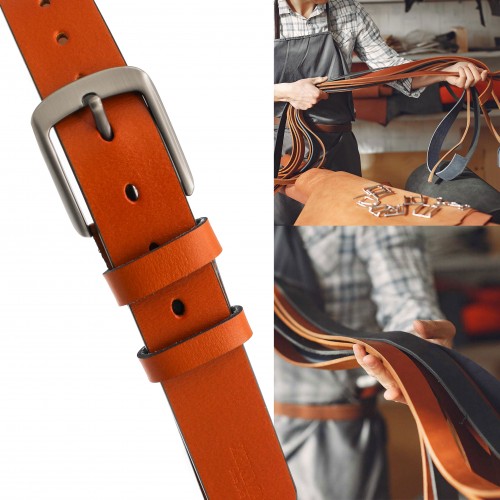 GRIDEO model 37 mm leather belt