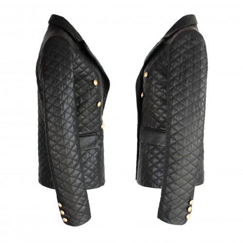 Quilted blazer with buttons DOFANA model