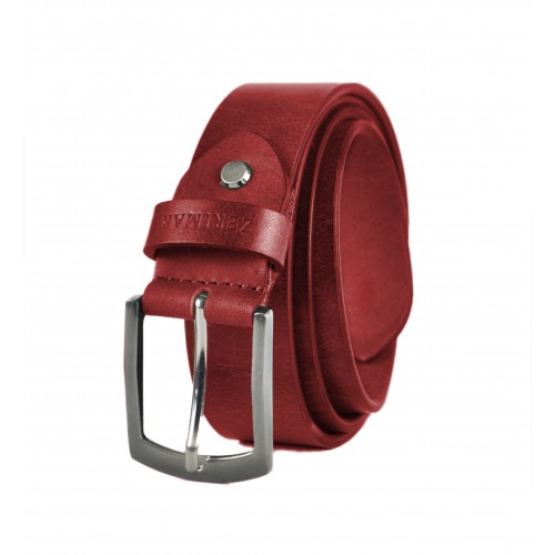 CHICAGO model leather belt 34 mm