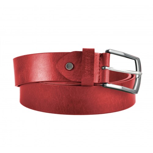 CHICAGO model leather belt 34 mm