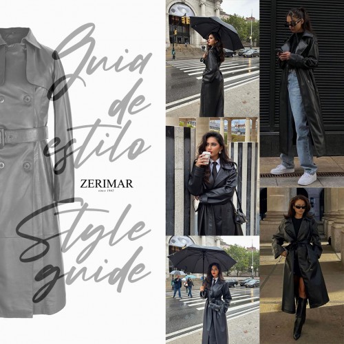 Long trench coat with MESSNER buttons