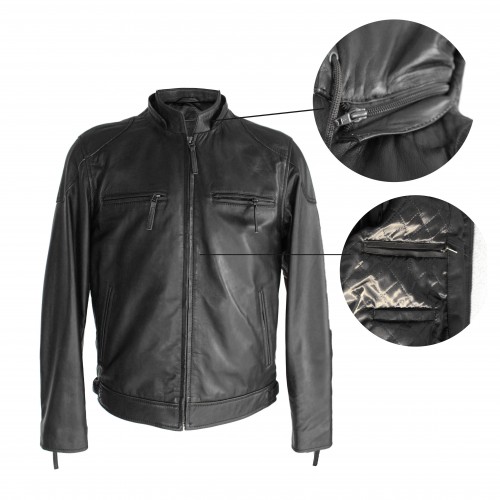 DEIKAO Removable Fur Hooded Jacket