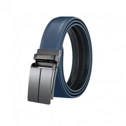 Leather belt with automatic...