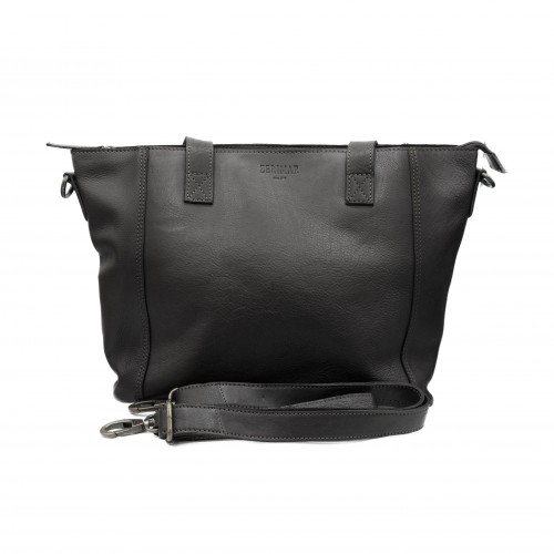 Leather bag with zipper and double handle 27x40x12 cm YOURS