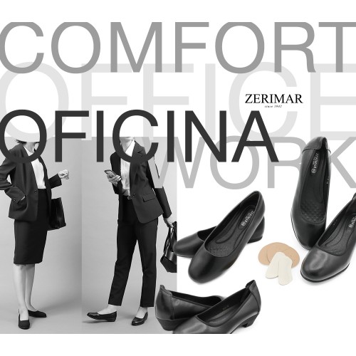 Professional Leather Shoe for Office and Events 1.5 cm Heel