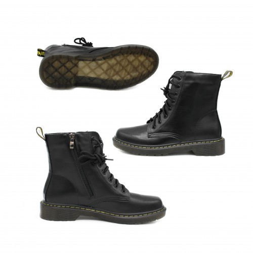 Military style boots with...