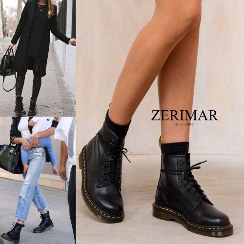Military style boots with zipper DOCTER model