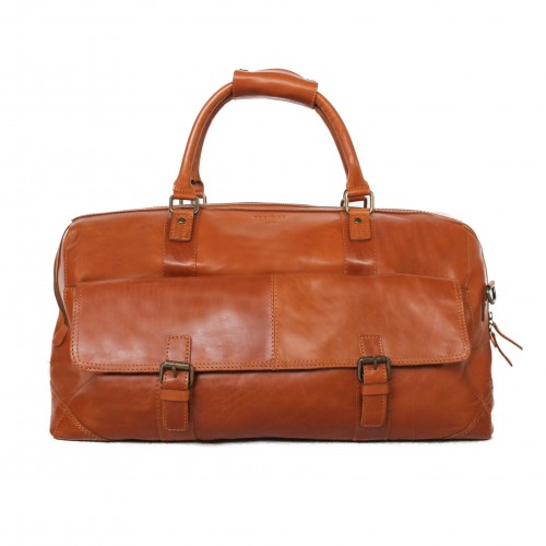 Large leather travel bag...