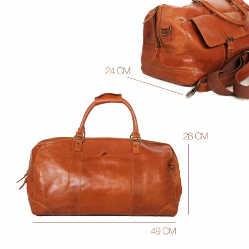 Large leather travel bag...