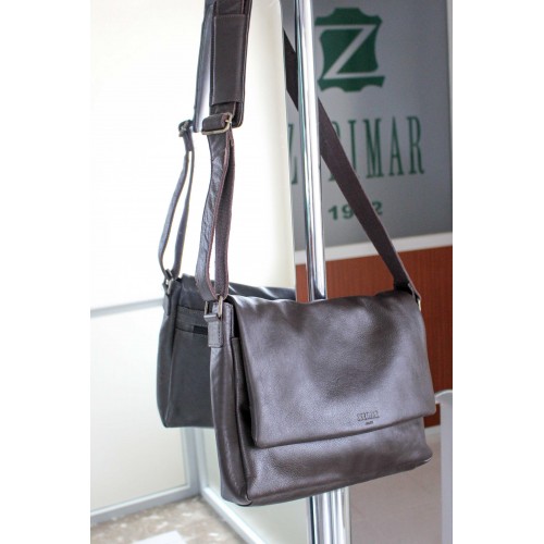 Multi-space leather briefcase 26x36x6 cm VALS