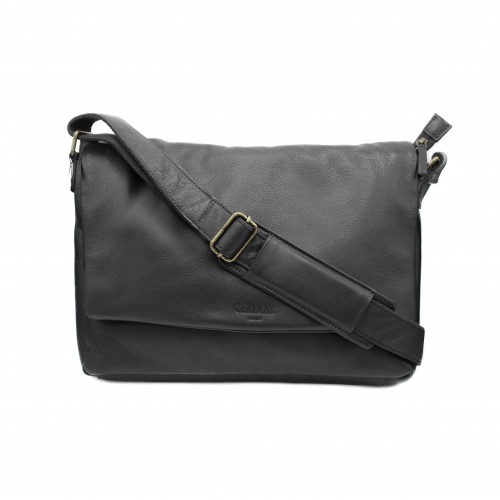 Multi-space leather briefcase 26x36x6 cm VALS
