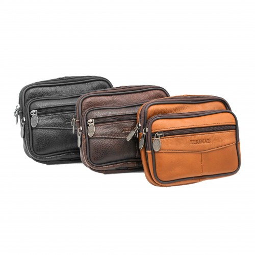 ROINE leather shoulder bag 14x17x4 cm