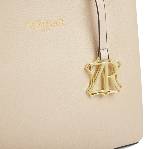 Double-handle leather bag 23x18x11 cm ERESO