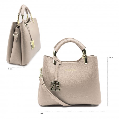 Double-handle leather bag 23x18x11 cm ERESO