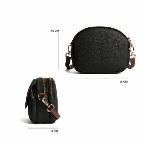Leather shoulder bag...