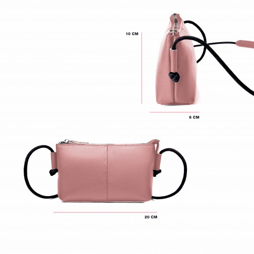 Leather shoulder bag...