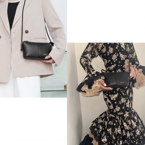 Leather shoulder bag 18x12x5 cm CANASTERO