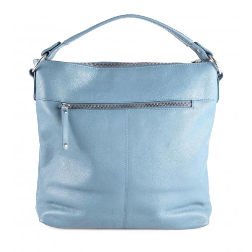 Leather bag with short handles 35x31x10 cm SEAO