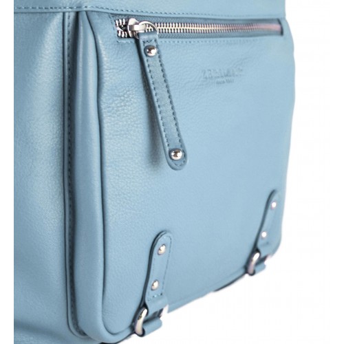 Leather bag with short handles 35x31x10 cm SEAO