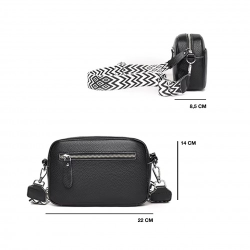 Leather shoulder bag...