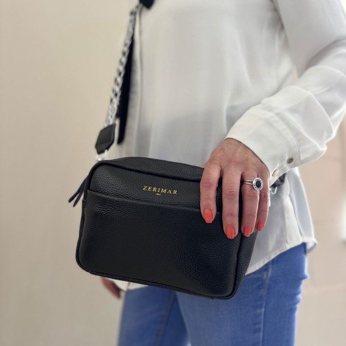 Leather shoulder bag 21x15x8 cm RALE
