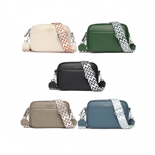 Leather shoulder bag 21x15x8 cm RALE