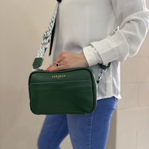 Leather shoulder bag 21x15x8 cm RALE