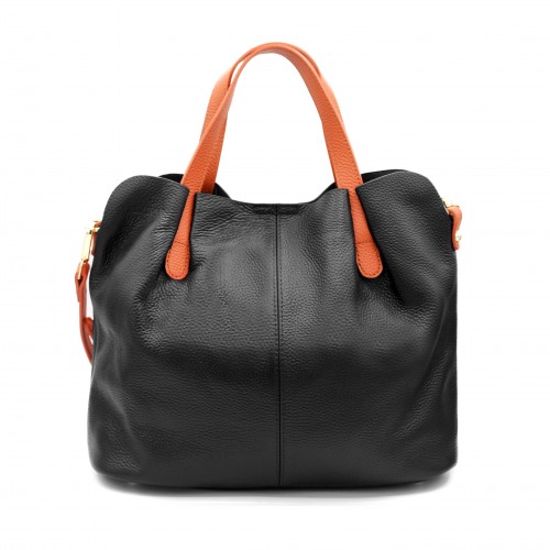 Double-handle leather bag 30x21x13,5 cm SOMO