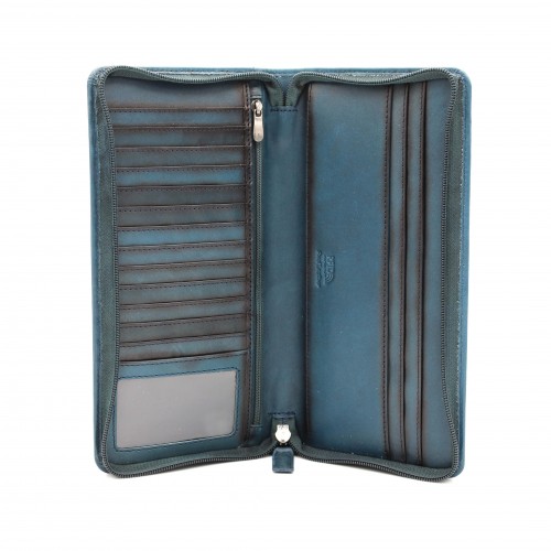 Leather wallet 25x13 cm - OCEAN&APACHE