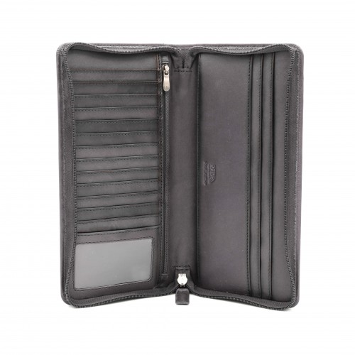 Leather wallet 25x13 cm - OCEAN&APACHE