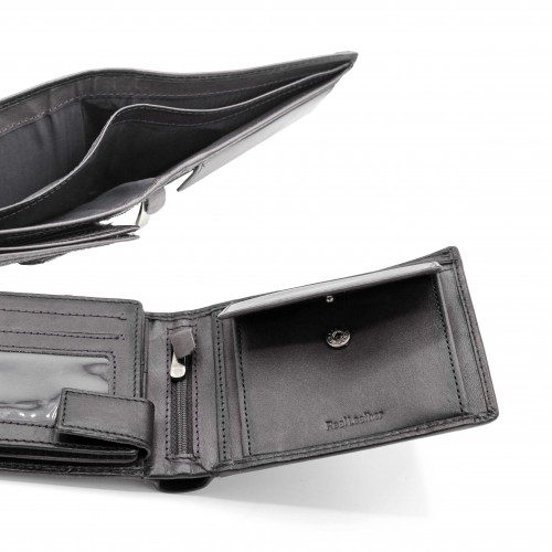 Leather wallet 9,5x13 cm - OCEAN&APACHE