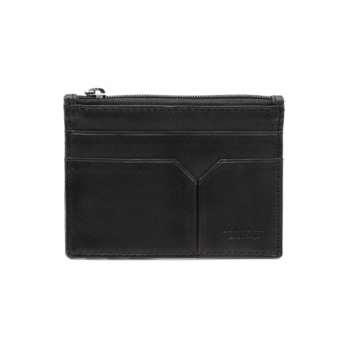 Leather card holder with zipper DEGRA model 8x11 cm
