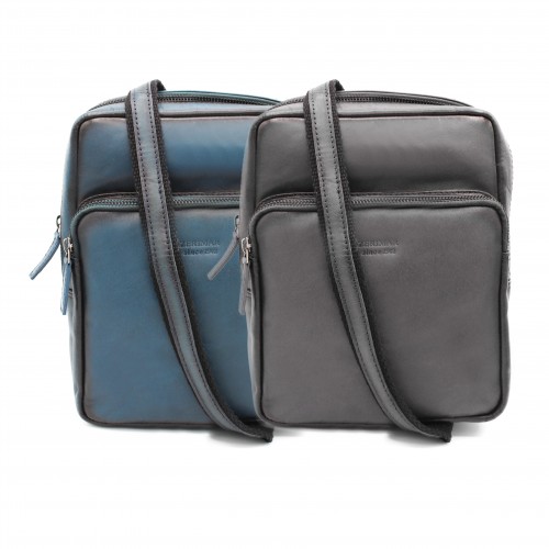 Leather shoulder bag 24x20x6 cm OCEAN&APACHE