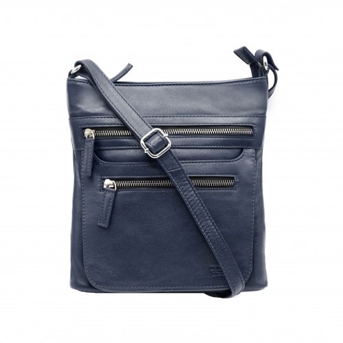 Leather shoulder bag...