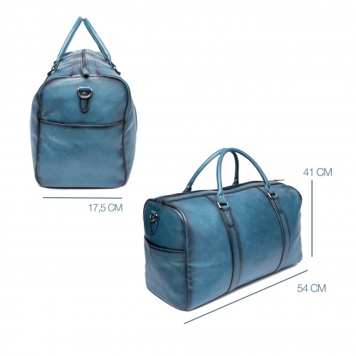 Leather travel bag...