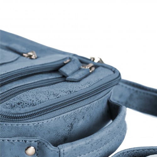 Leather shoulder bag 15,5x21x10 cm COOLE