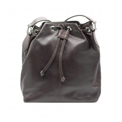 Leather bag with handle...