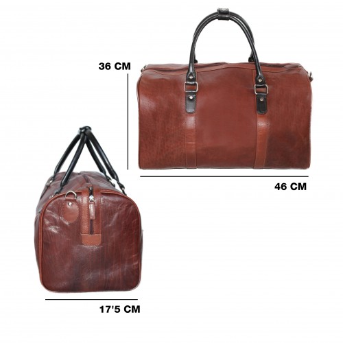 Leather travel bag...