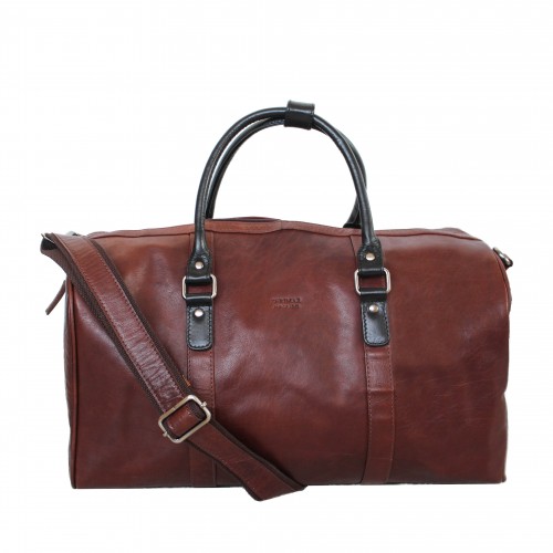 Leather travel bag 36x46x17,5 cm TRUNK
