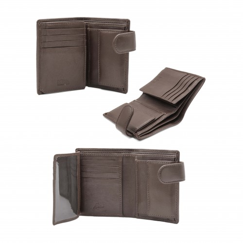 Leather wallet 10x8 cm ROLON