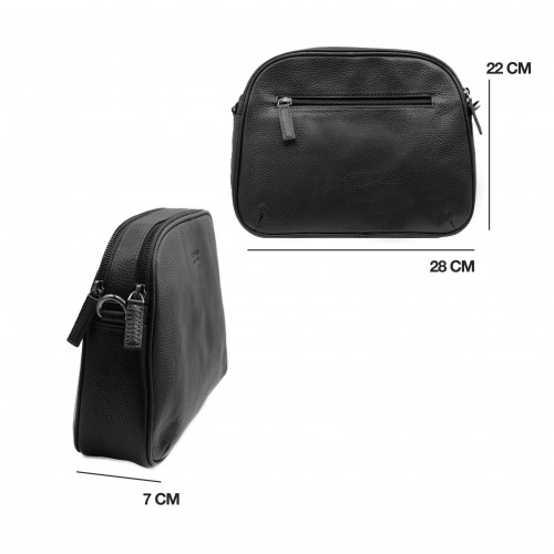 Leather shoulder bag 28x22x7 cm GOTU