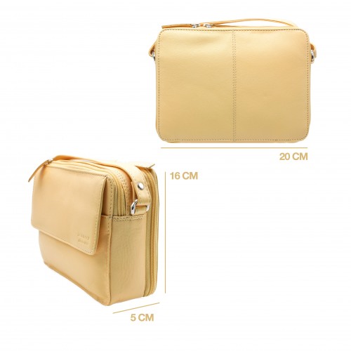 Leather shoulder bag...