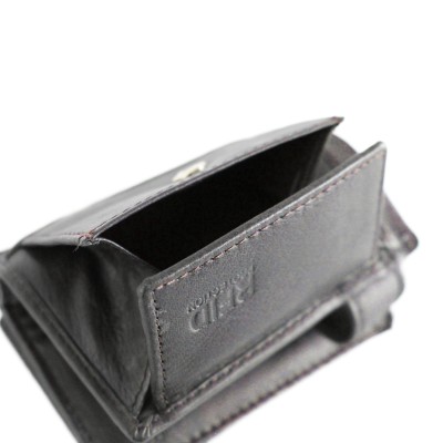 Leather wallet 11x9 cm TRIS