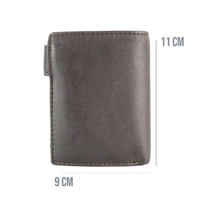 Leather wallet 11x9 cm TRIS