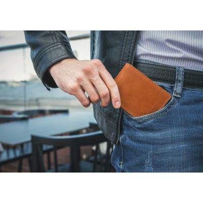 Leather wallet 11,5x8,5 cm BLOIE