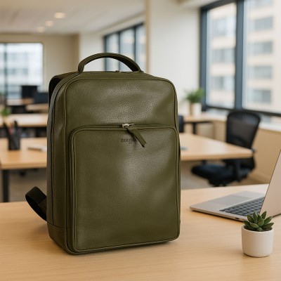 Natural leather backpack 39x26x16 cm KOSI