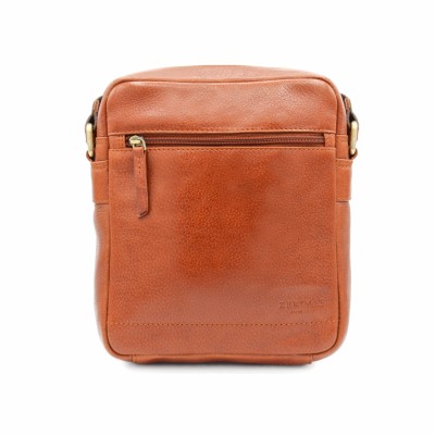 Leather shoulder bag POKO 25x20x7 cm